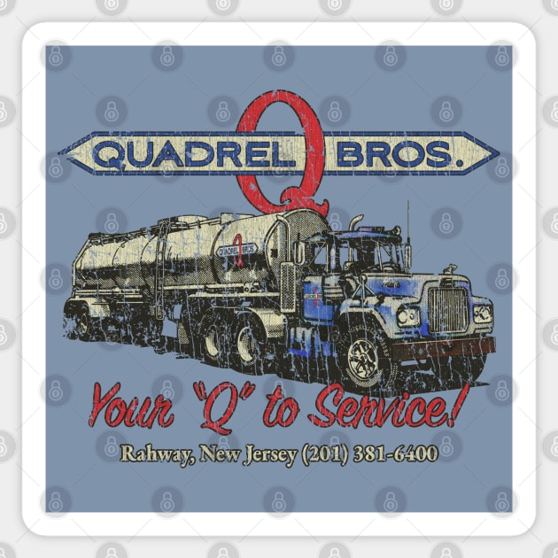 Quadrel Brothers Trucking 1947 Sticker by JCD666